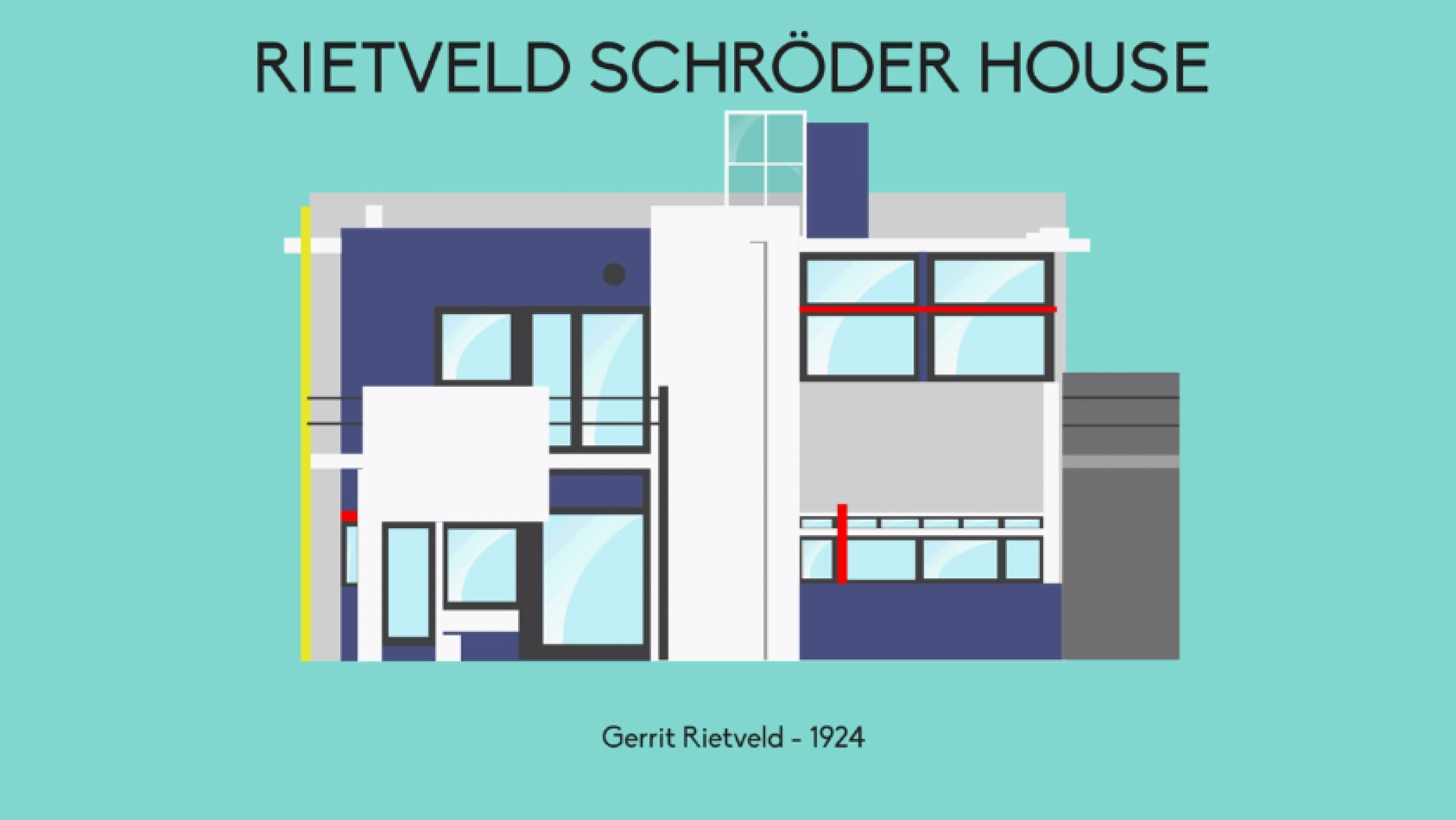 Animated Illustrations of Iconic Modernism Houses in a Video by Graphic ...