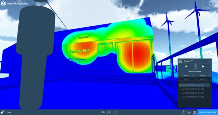 New Virtual Reality Tool for Architects to Track User Behavior in a Building