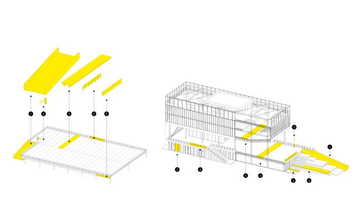 5. re use of and old parking garage urban mining