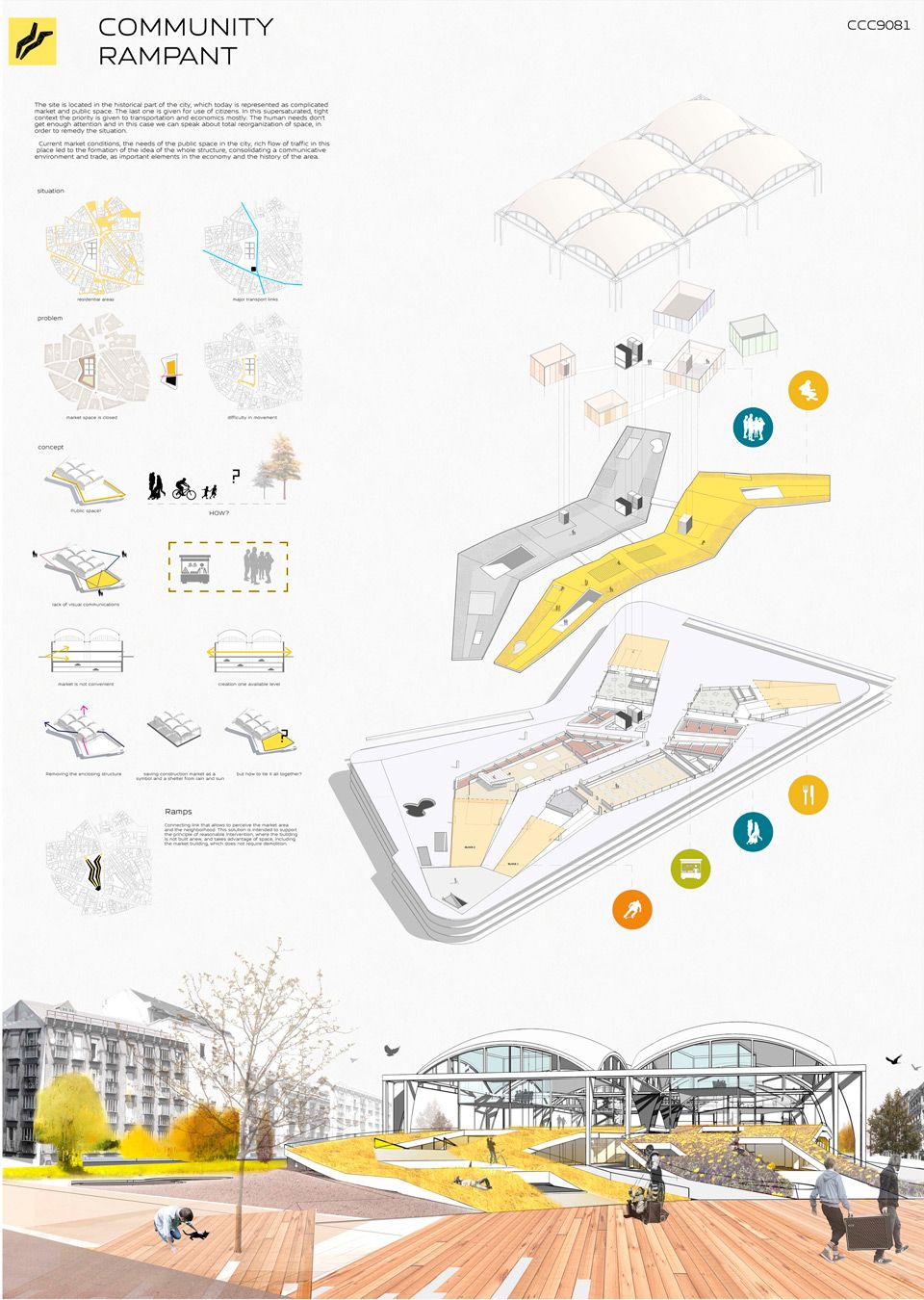 architectural presentation layout ideas