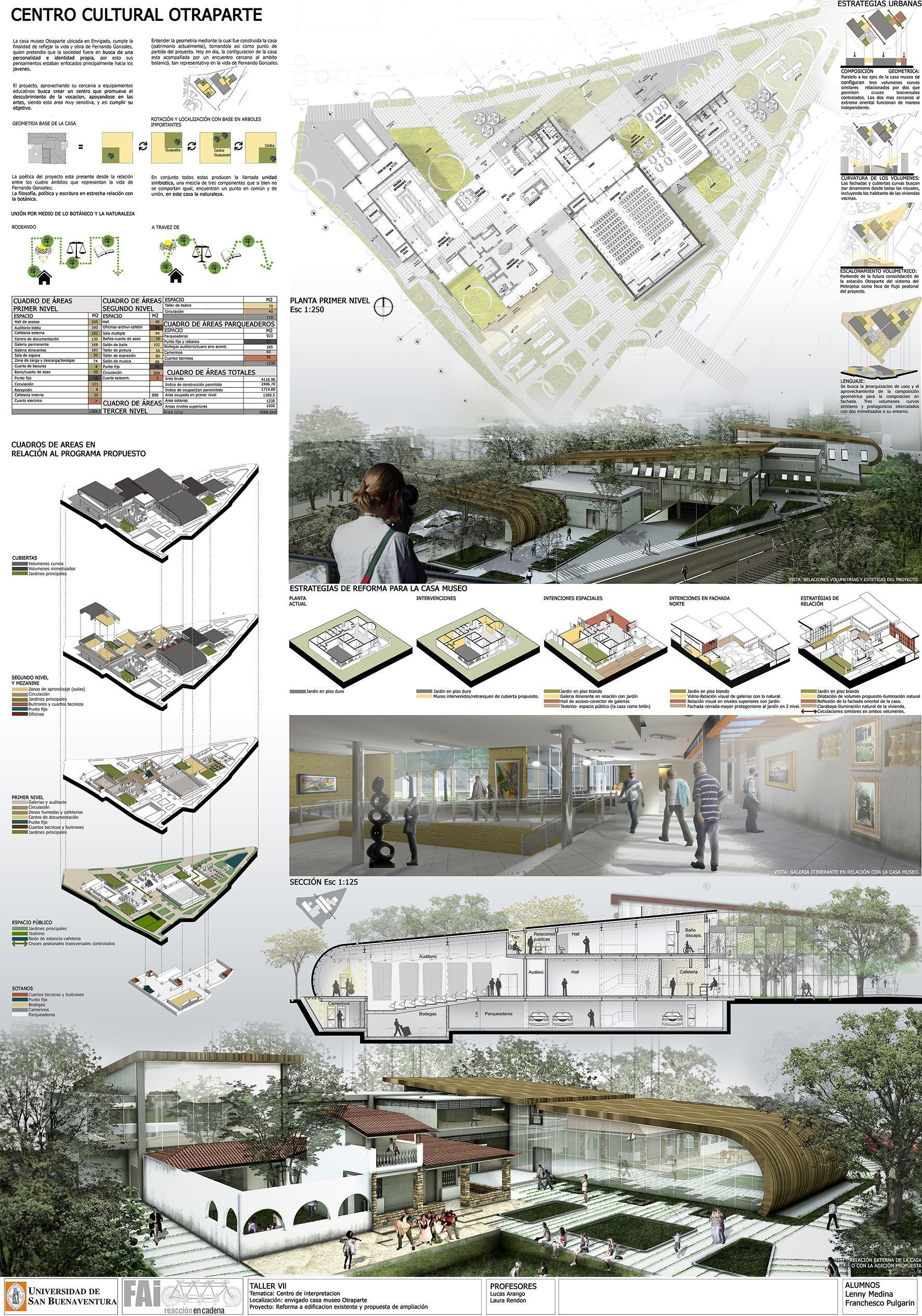 presentation board for architecture