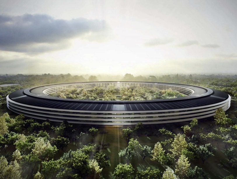 Giant Glass Doors and 755-Foot-Tunnel in Apple's Recently