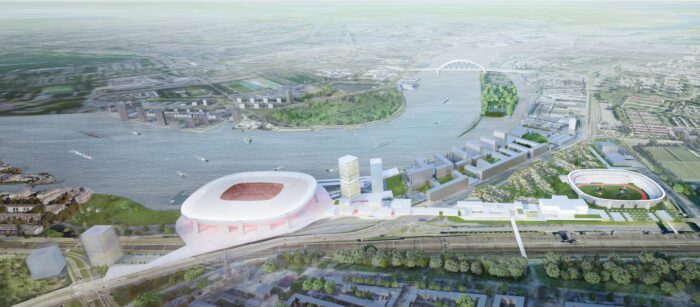 OMA Gains Approval for Feyenoord City Masterplan and New Stadium in Southern Rotterdam
