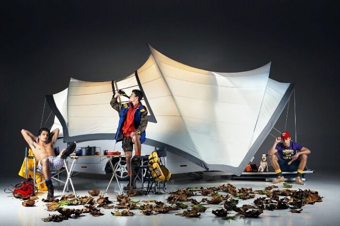 Sydney Landmark-Inspired “Opera Camper” by Dutch Rob Vos Introduces Luxury to Camping