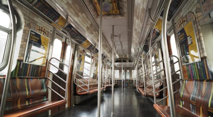 "Subway Library" Train in New York City