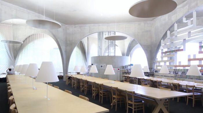 The Elegant Geometry of Toyo Ito’s Tama Art University Library Filmed by Vincent Hecht