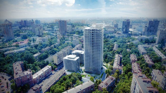 Rooftop Recreational Park in Kiev Features Smart Fountains and Flexible Play Areas