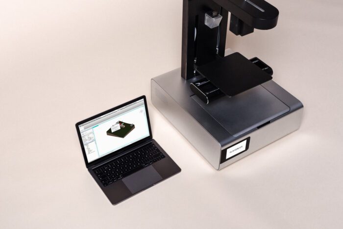 ark printer with laptop