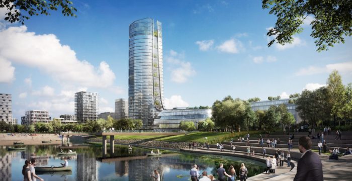A Sustainable Design by Foster + Partners for Budapest's Tallest Tower