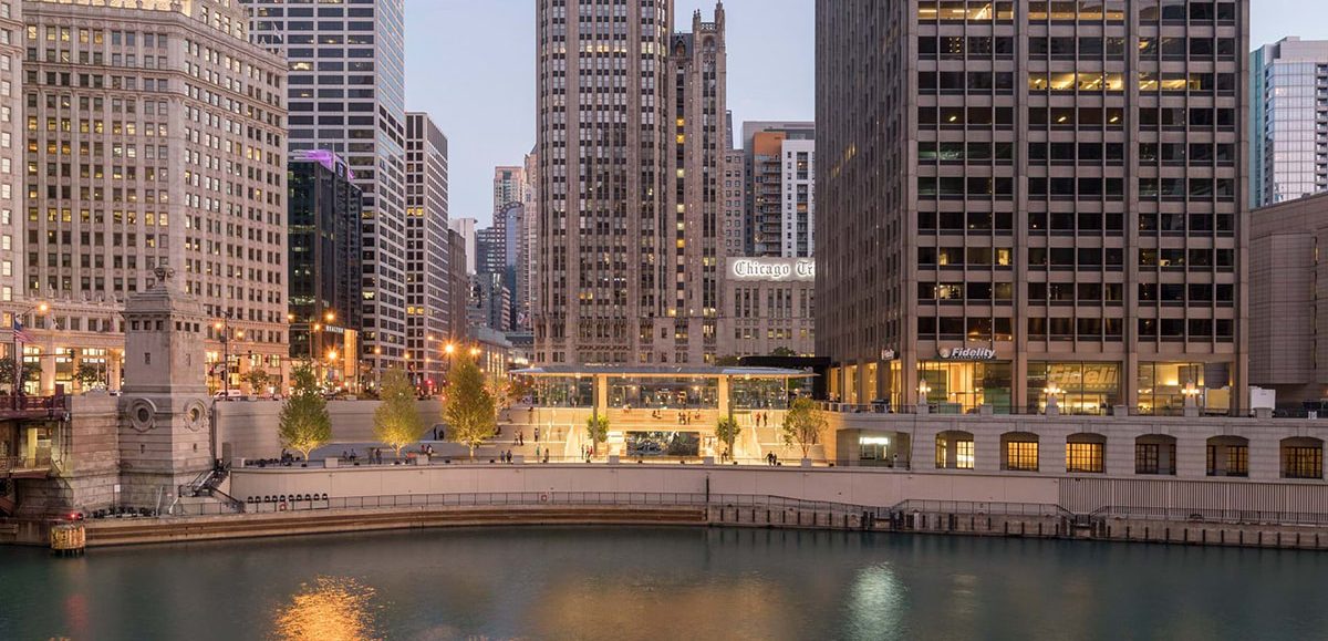 Apple Store Chicago at Michigan Ave Designed by Foster + Partners Now Open  