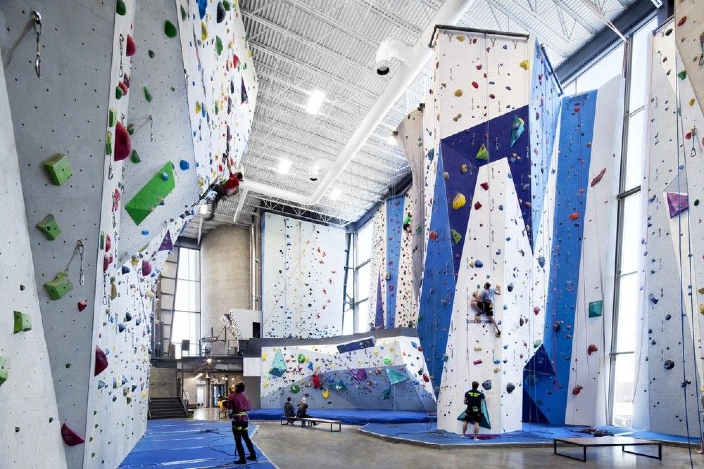 Rock Climbers’ Haven Indoor Rock Climbing Facilities Bring Mountains