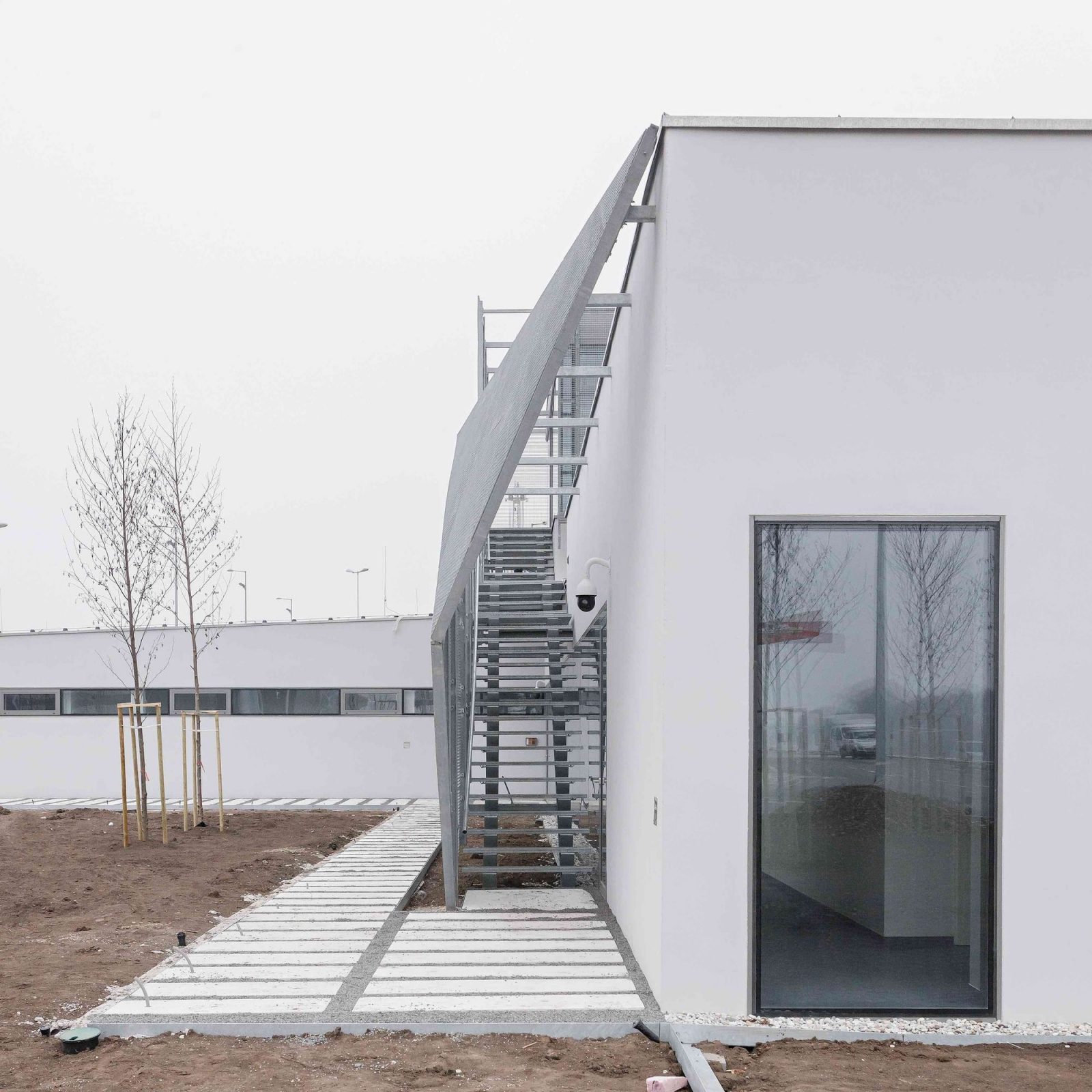 Győr-Gönyű National Public Port Control Building | sporaarchitects ...