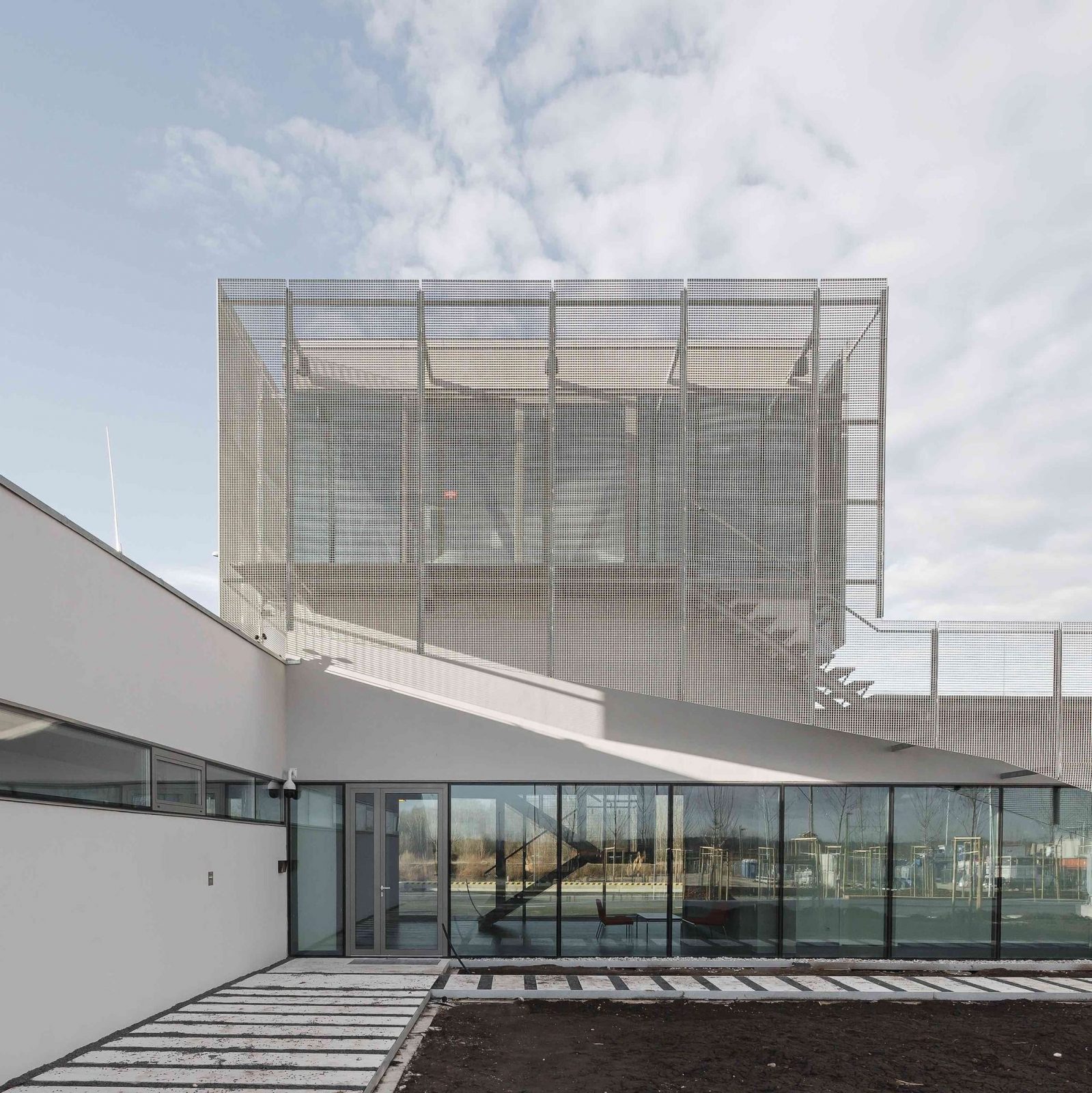 Győr-Gönyű National Public Port Control Building | sporaarchitects ...