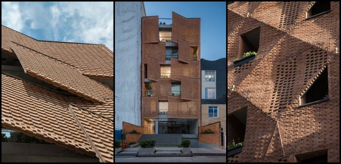 8 Interesting Brick Facades of Stack Bond