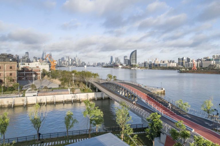 Yangjing Canal Pedestrian Bridge | Atelier Liu Yuyang Architects