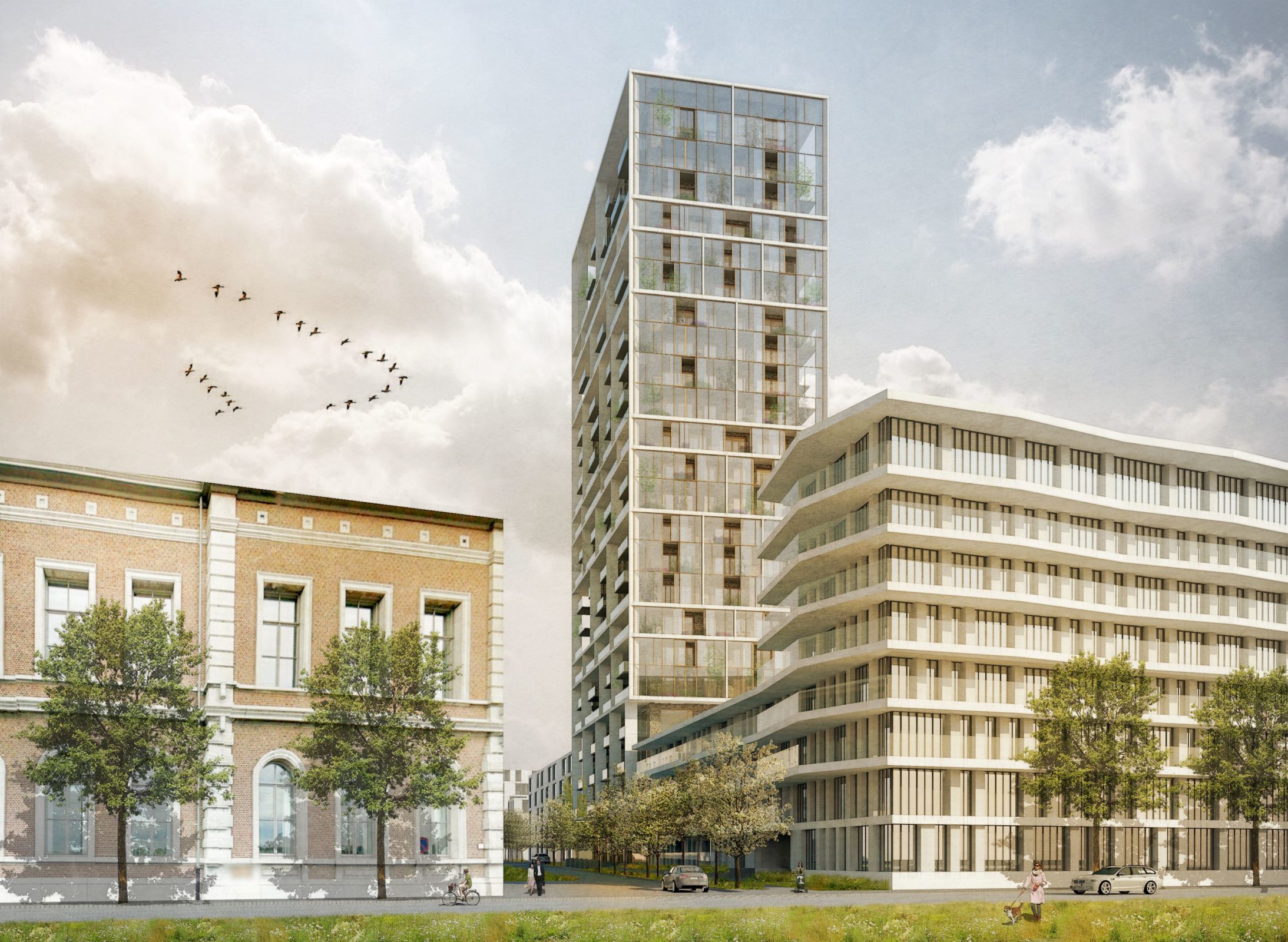 Antwerp Vertical Social Community | CF Møller Architects + Brut