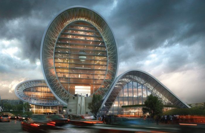 Luminous Moon-Gate | Form4 Architecture