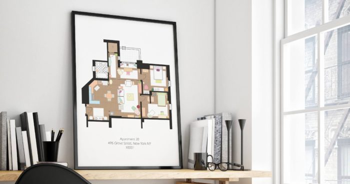 Famous TV Shows Rendered in Plan