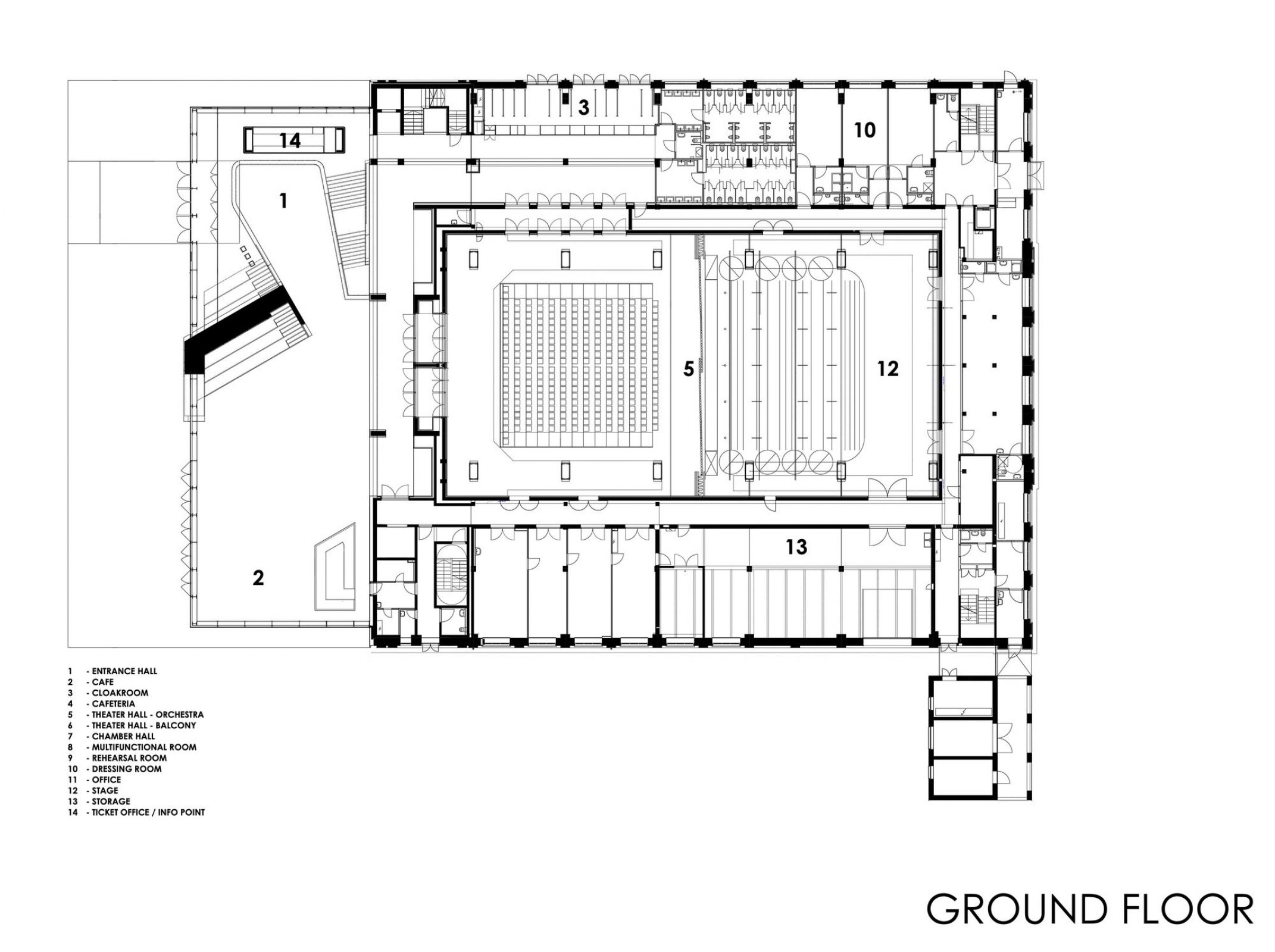 National Dance Theater ZDA Zoboki Design and Architecture