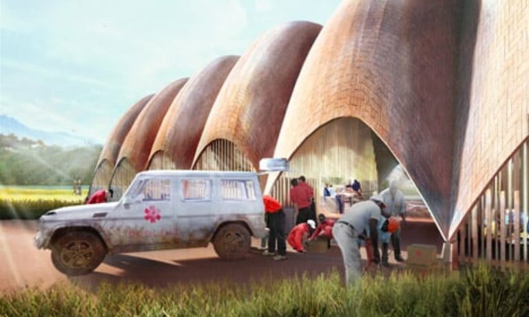 Droneport For Emergency Supplies | Foster and Partners