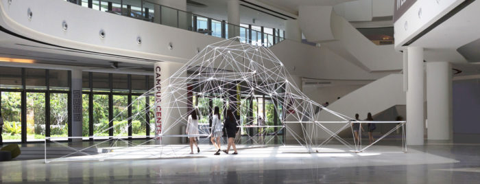 vMESH pavilion at SUTD | Felix Raspall and Carlos Bañón
