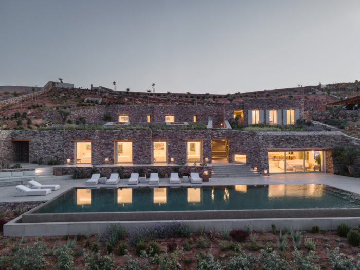Encaved Stone Villa | Tsolakis Architects