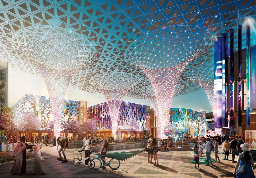 Hopkins Architects’ Expo 2020 Thematic Districts Welcome Visitors