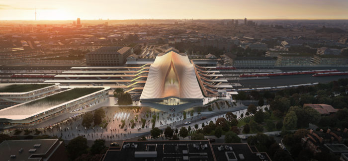 Zaha Hadid Architects’ Proposal Is First in Competition to Renovate Vilnius Railway Station