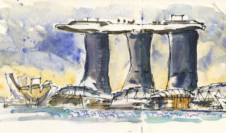 Arch-Inktober: 20 Mind-Blowing Ink Architectural Sketches