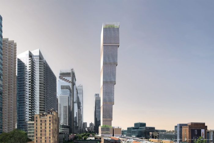 David Adjaye Designs an Inverted Supertall Skyscraper in Manhattan