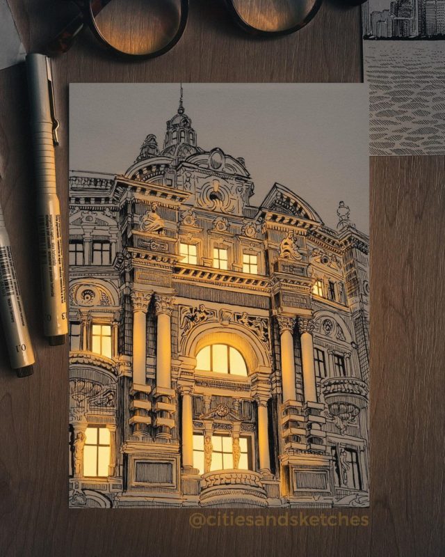 Glowing Ink Drawings? Artist's Secret Revealed!