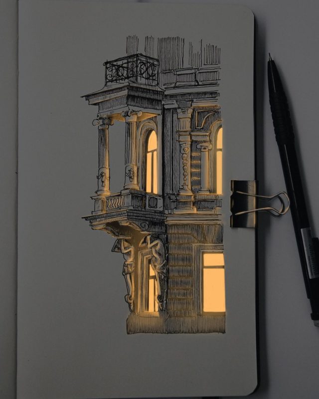 Arch2O-Glowing Ink Drawings? Artist's Secret Revealed!#0