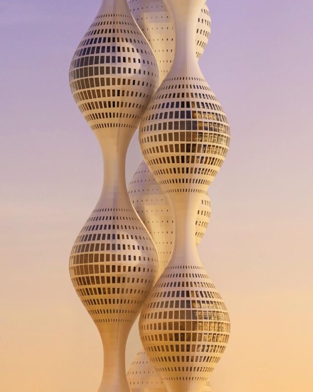 Arch2O-Hayri Atak Designs an Undulating Skyscraper in Shanghai3