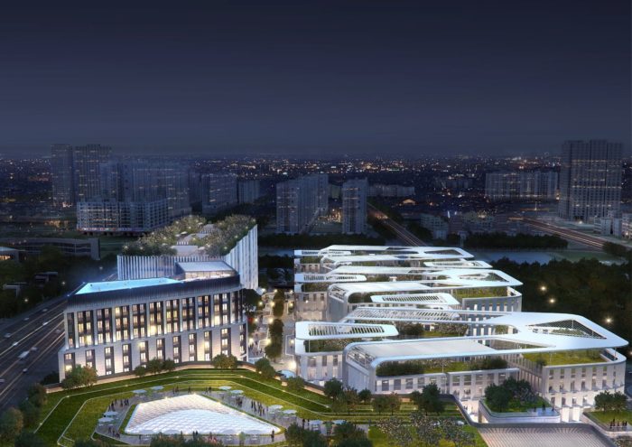 Arch2O-Inspiring Garden City by Aedas Softens the Skyline of Shanghai10