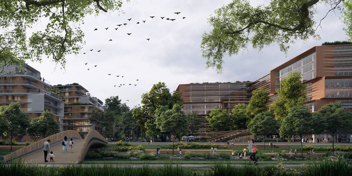 Arch2O-Zaha Hadid Architects Unveils Sustainable Mixed-Use Development in Budapest #0