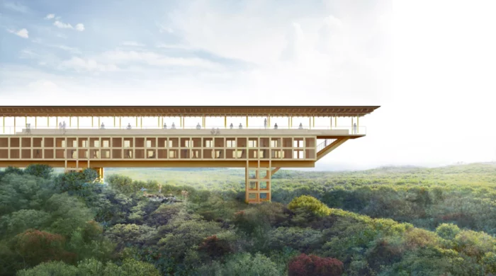 Arch2O shigeru ban designs a zen nature retreat for japans awaji island
