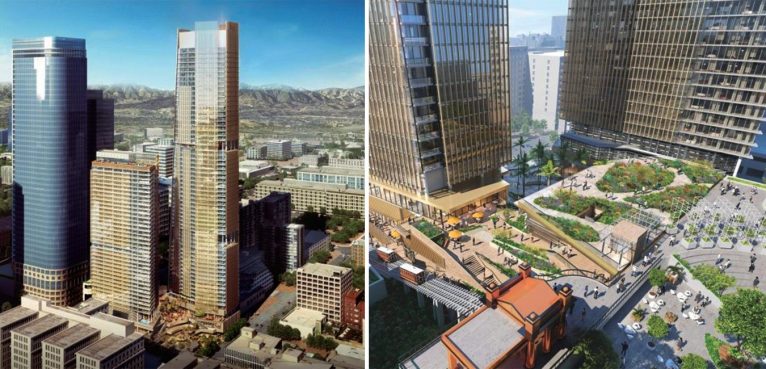 The Third-Tallest Skyscraper in Los Angeles Will Be "A Contemporary Rendition of An Italian Hill Town