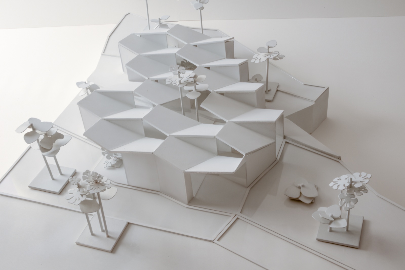 Basic architectural models in 'Kraft board