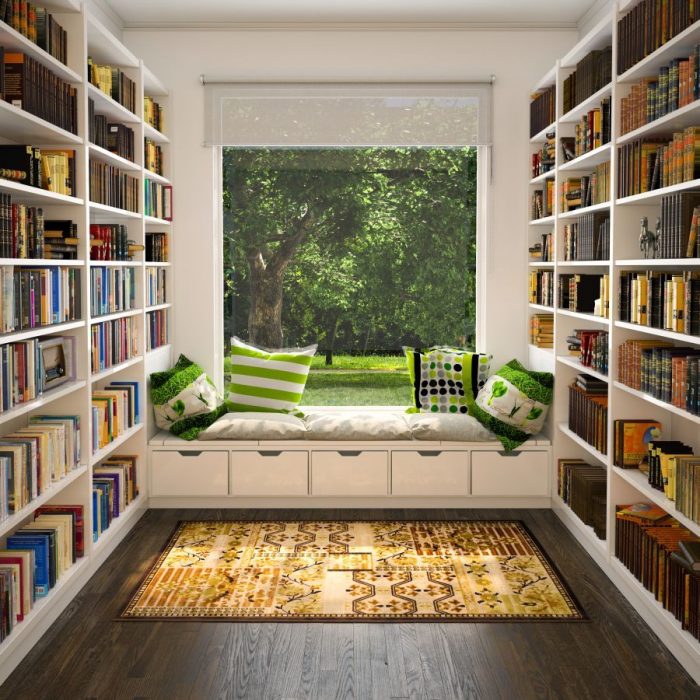 interior design for home library Arch2O