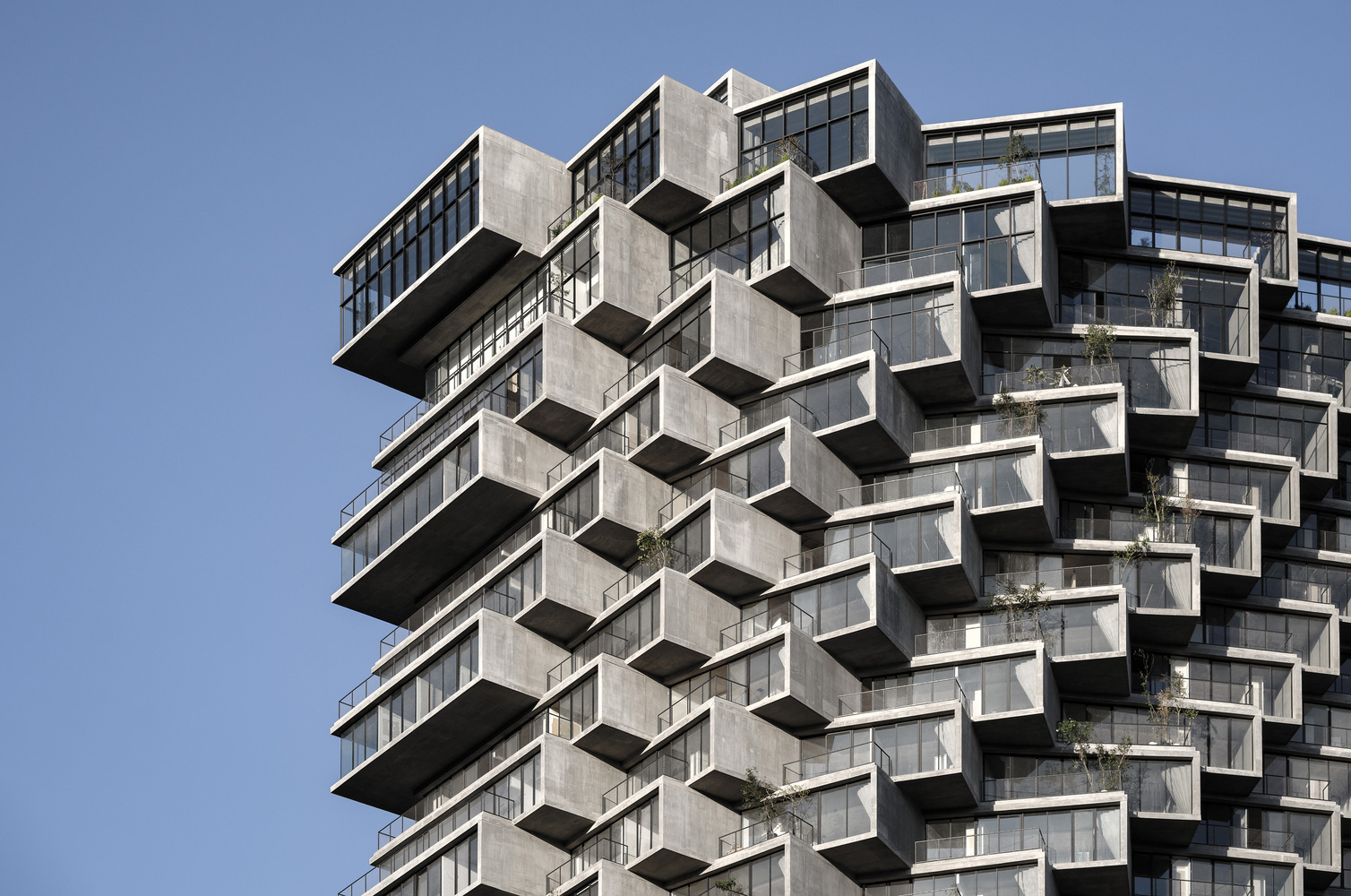 BIG completes Iqon high-rise in Quito with pixelated facade