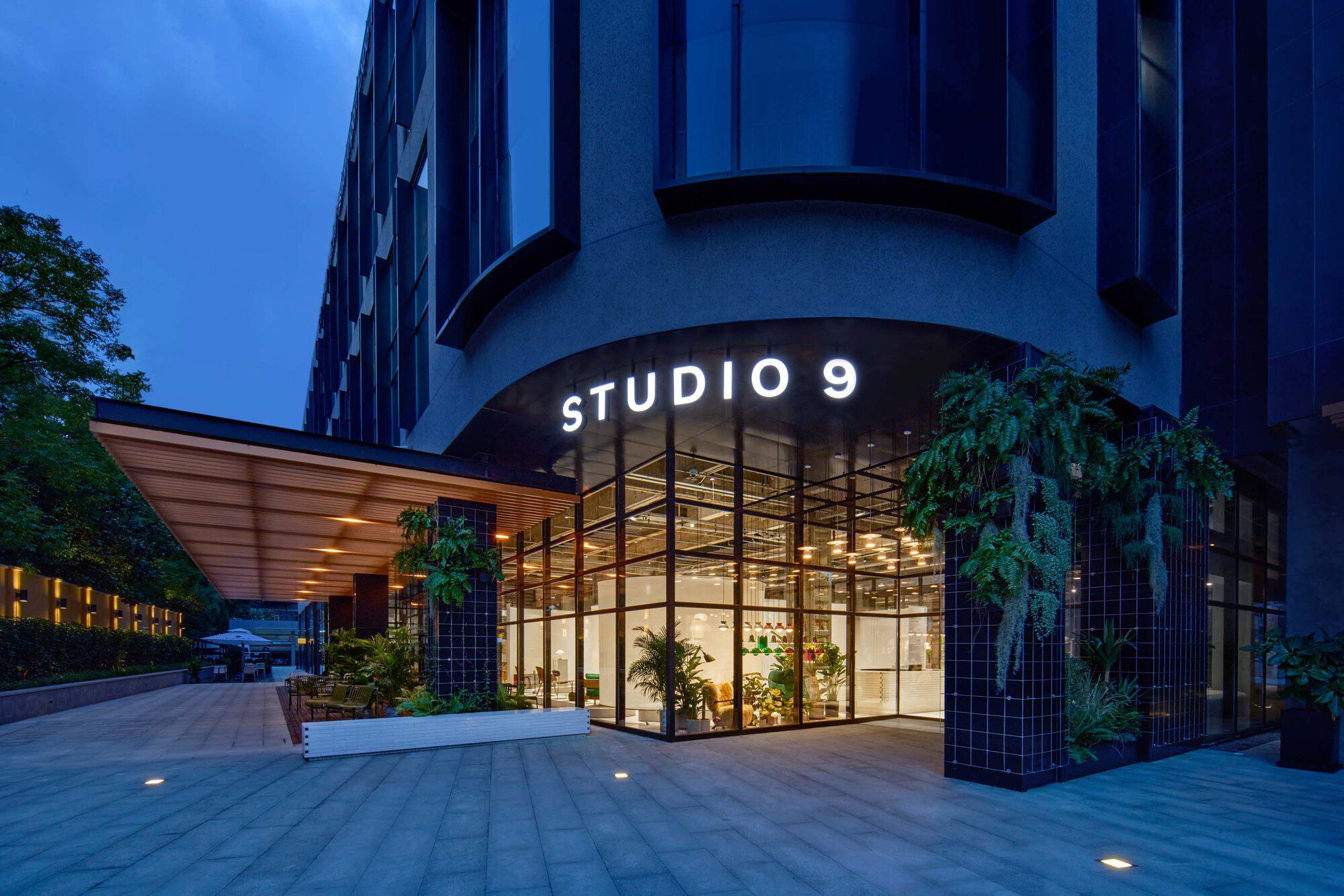 Studio 9 by Aim Architecture, exterior, facade, arch