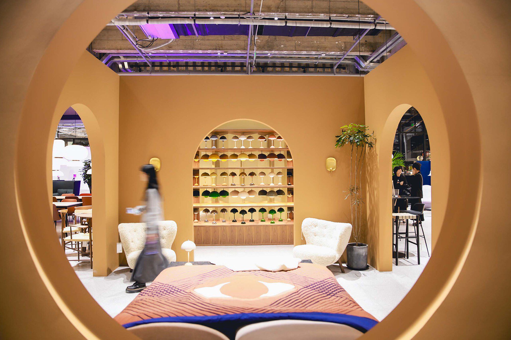 Studio 9 by Aim Architecture, interior, bedroom, door, arch, lighting, chair, bed