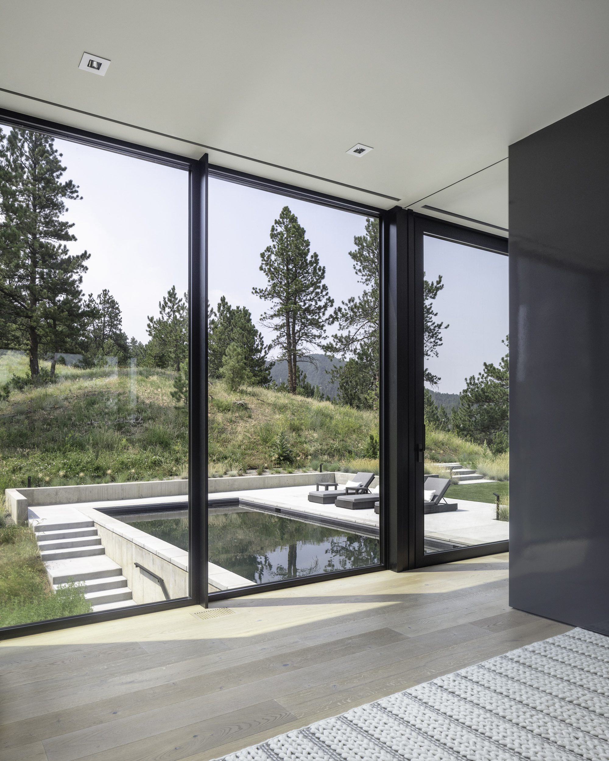 Blur House by Studio B Architecture + Interiors, interior, door, facade