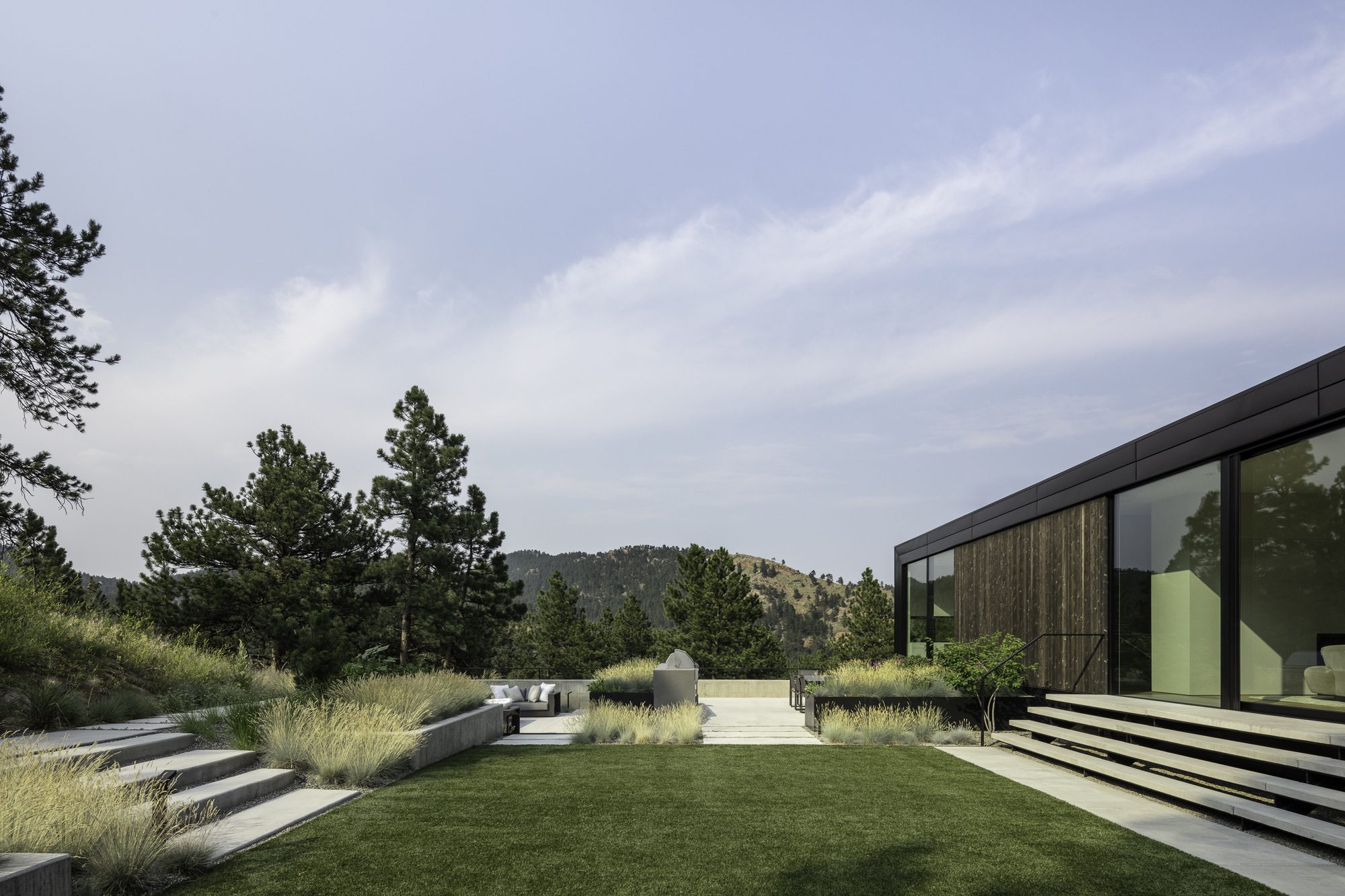 Blur House by Studio B Architecture + Interiors, exterior, garden, facade