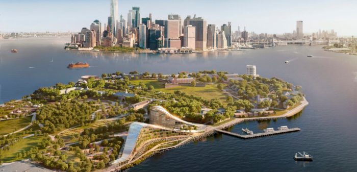 Governors Island's $700 Million Climatic Hub, "The Exchange" Will Be Delivered by SOM