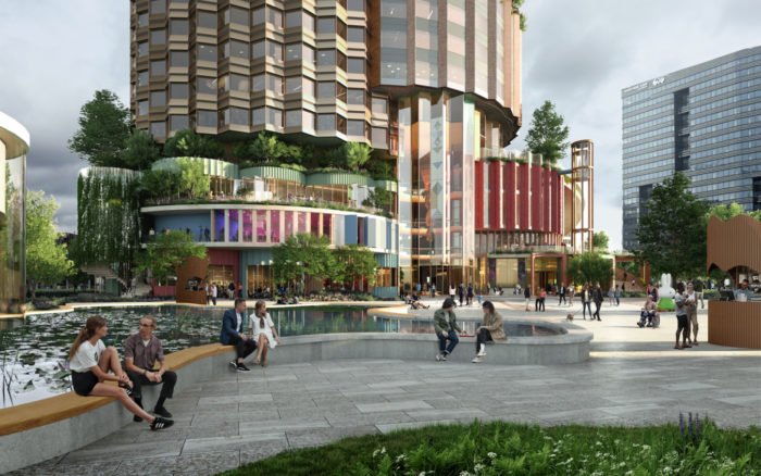 Heatherwick Studio and Barcode to Develop "Oopen," the Netherlands' First Zero Net Towering Public Complex