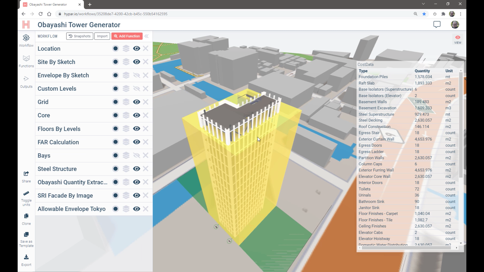 Architextures, the material editor for architects and designers