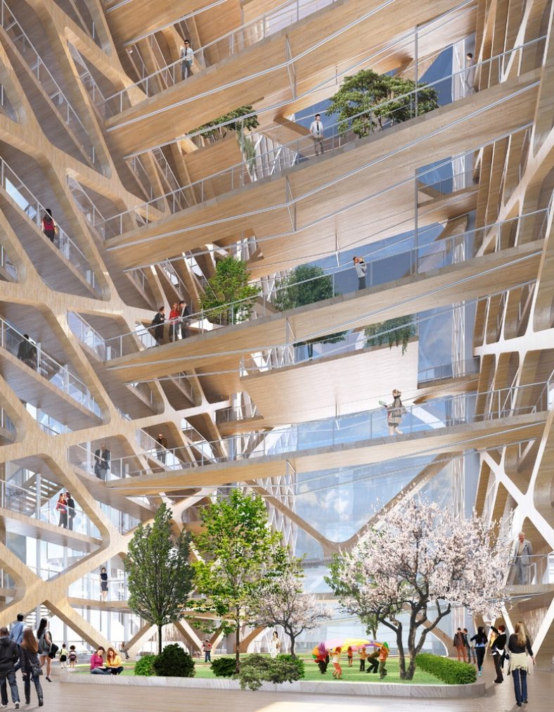 Triangular Tower Timber Top 12 Timber Towers Proving Mass Timber’s Future as a Construction ...