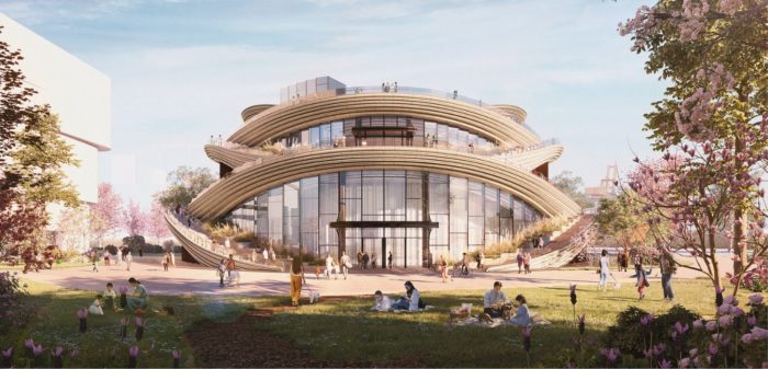 New Public Exhibition Hall in Shanghai, West Bund Orbit, Unveiled by Heatherwick Studio