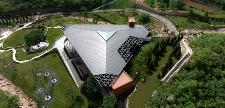 Shijiazhuang Ander Memorial Park · Cloud Mirror l Archermit